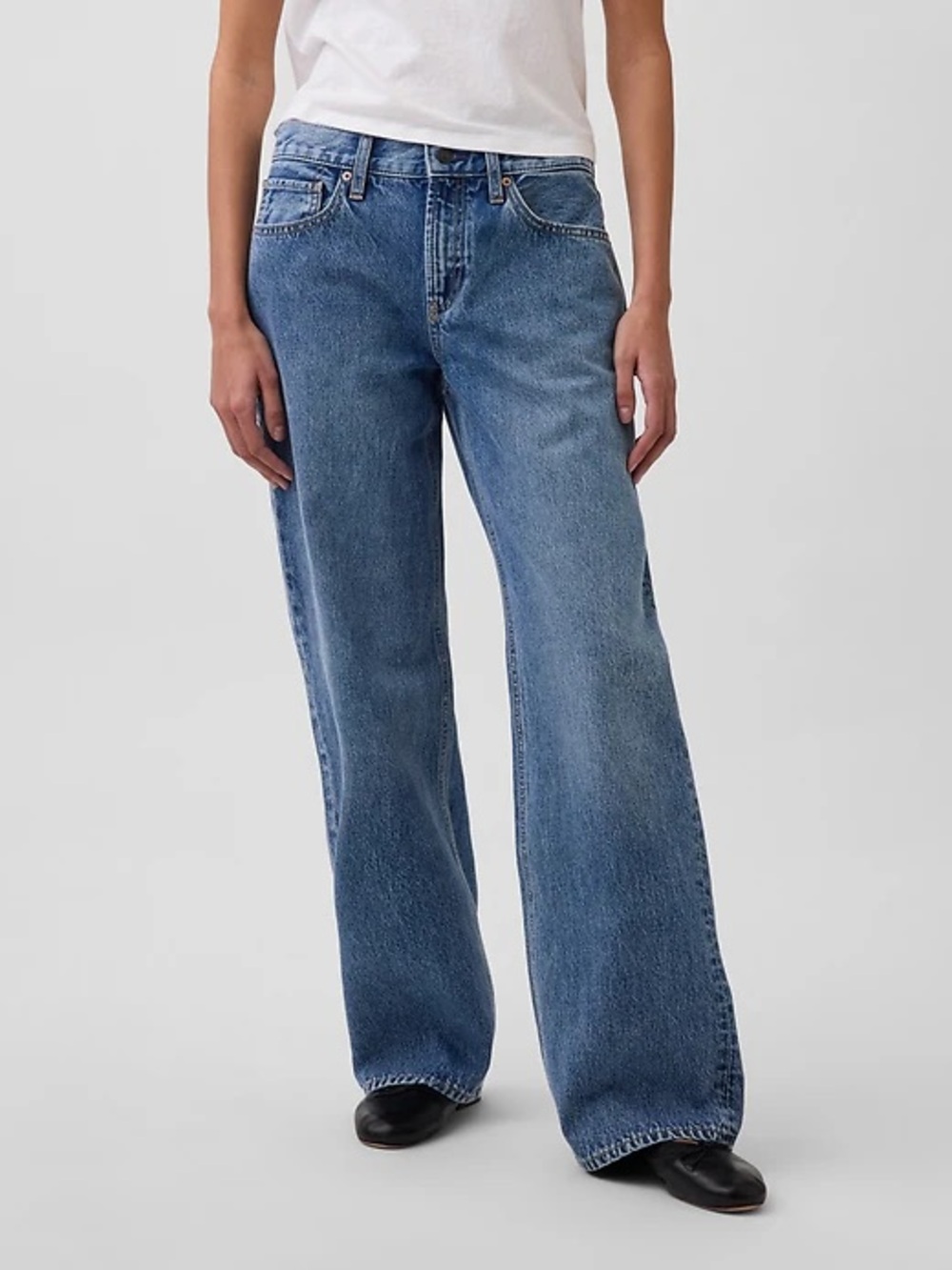 Gap 90’s Loose Low Rise Petite Denim Jeans
